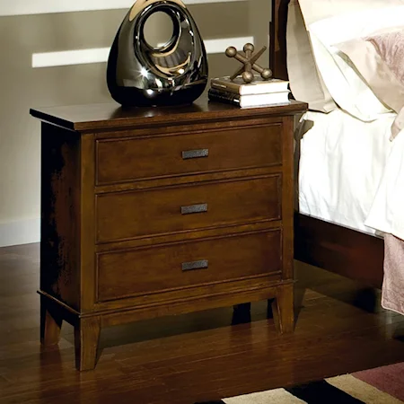 Night Stand with 3 Drawers